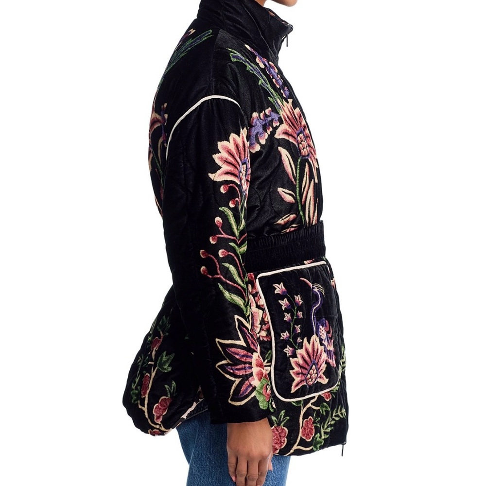 FARM RIO Reversible Marvelous Garden Puffer Jacket - Picture 5 of 8